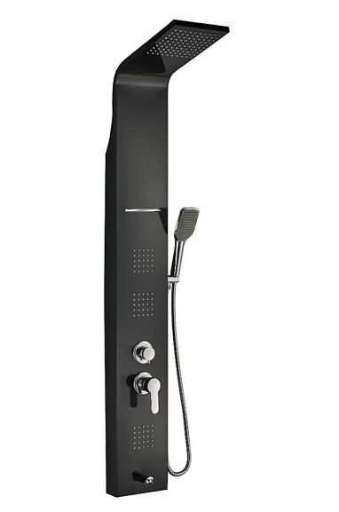 Душевая панель Boch Mann Niagara Nero BM8341 с гидромассажем и изливом
