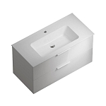 Тумба под раковину Kerama Marazzi Piano Forte 95 белая глянцевая