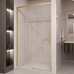 Набор фурнитуры и профиля Vincea Stella KD-VDS-1ST120G для душевых ограждений брашированное золото