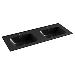 Встраиваемая раковина Ceramicanova Element CN7004MB 121*46,5 двойная черный матовый Встраиваемая раковина Ceramicanova Element CN7004MB 121*46,5 двойная черный матовый
