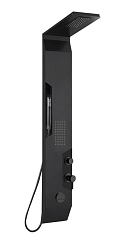 Душевая панель Ceruttispa Oglio B MT-5657B 22*150 черный матовый с изливом Душевая панель Ceruttispa Oglio B MT-5657B 22*150 черный матовый с изливом
