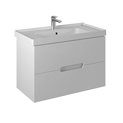 Тумба с раковиной Briz Пола 90 белый глянец