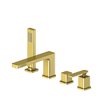 Смеситель на борт ванны Timo Torne 4330/17Y золото матовое на 4 отверстия Смеситель на борт ванны Timo Torne 4330/17Y золото матовое на 4 отверстия