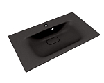 Мебельная раковина Style Line Фортуна 80*45 антрацит (приобретается в комплекте с тумбой)