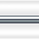 Декоративный молдинг Николь 168х70 на боковую панель хром