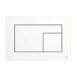 Клавиша смыва Tece Velvet Bianco Kos/белый с поверхностью fenix