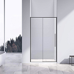 Душевая дверь в нишу Vincea Slim-N 110*195 профиль вороненая сталь L/R без поддона Душевая дверь в нишу Vincea Slim-N 110*195 профиль вороненая сталь L/R без поддона