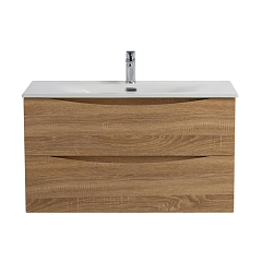 Тумба с раковиной BelBagno Marino-Cer-N 100 Rovere Bianco