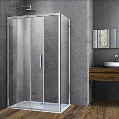 Душевой уголок Vincea Soft 140*90*195 с доводчиком без поддона