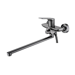 Смеситель Haiba HB22816-3 универсальный оружейная сталь Смеситель Haiba HB22816-3 универсальный оружейная сталь